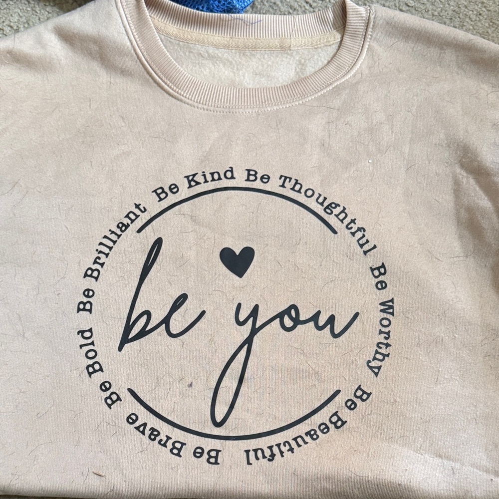 Be You Tan crew neck